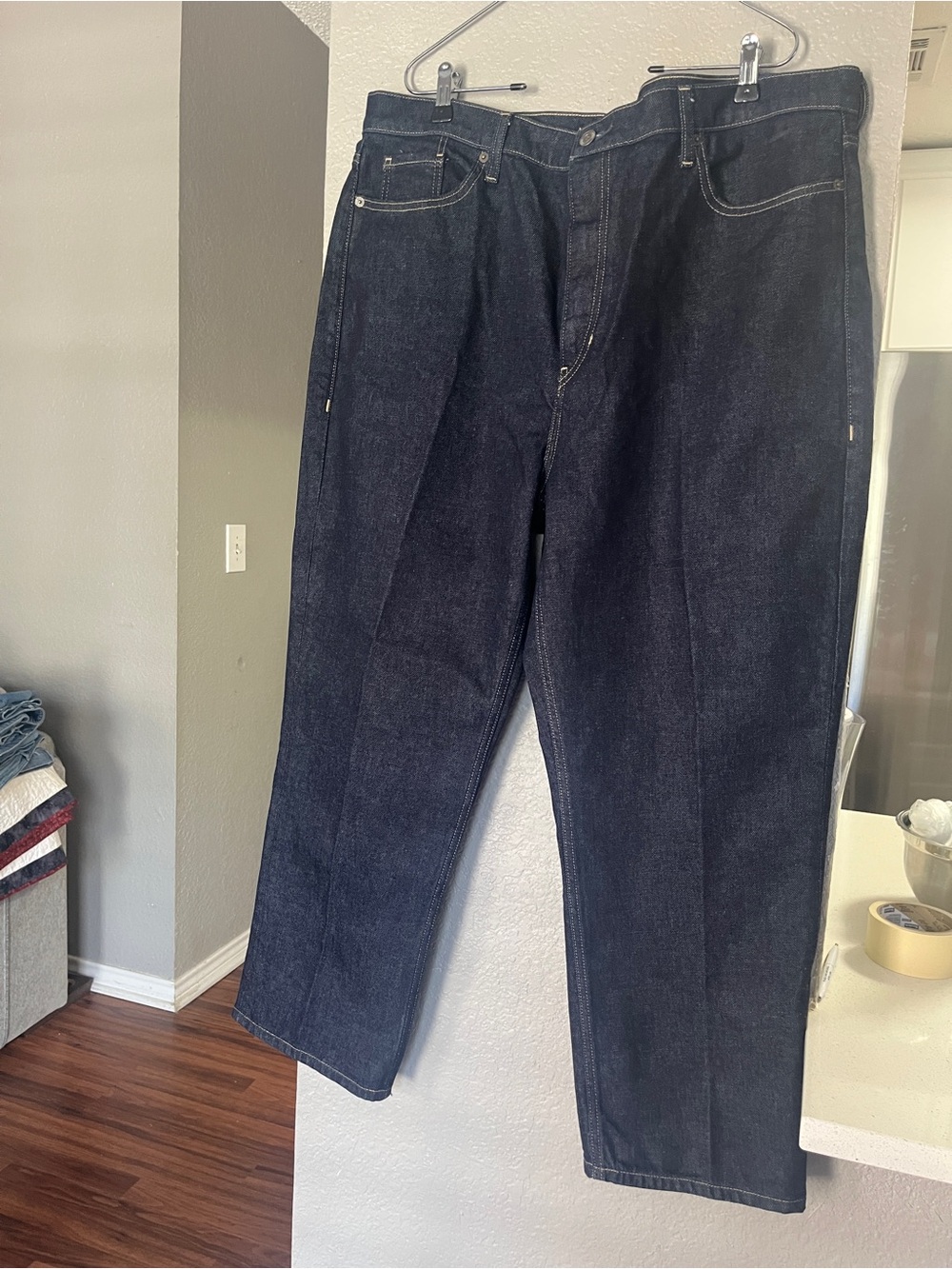 Banana Republic Straight-Leg Dark Indigo Jeans